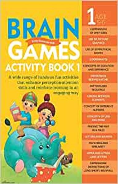 Activity Book : Brain Games for Kids : Brain Games Activity Book Level 1 : Book-1