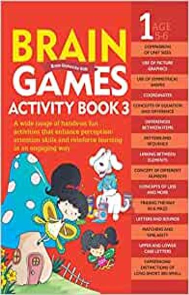 Activity Book : Brain Games for Kids : Brain Games Activity Book Level 1 : Book-3