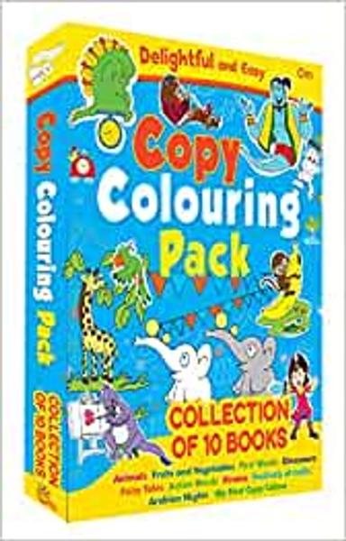Colouring book : Copy Colouring Pack 1 (Collection of 10 Colouring Books) (Colouring book for kids) Boxset