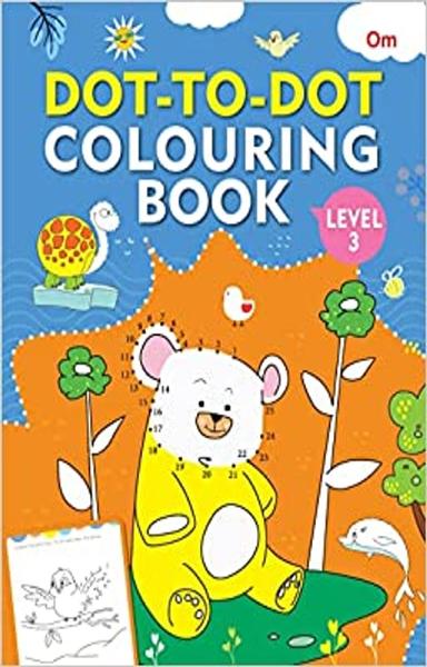 Colouring Book : Dot-to-Dot Colouring Book Level 3