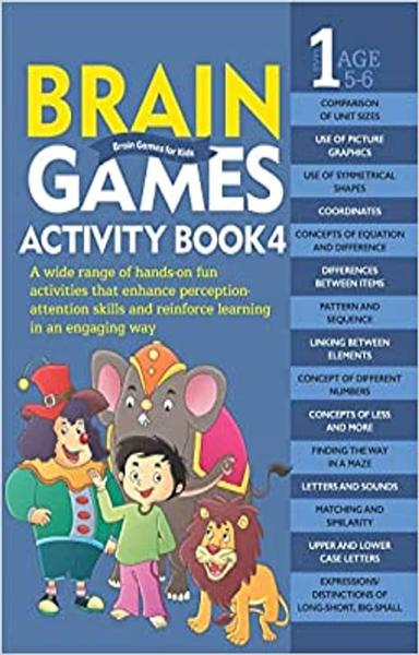 Activity Book : Brain Games for Kids : Brain Games Activity Book Level 1 : Book-4